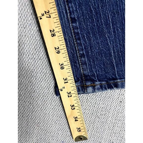 Rocawear Vintage Jeans Womens 11 32X32 Blue Bootcut Stretch Embroidered Street - Picture 13 of 14